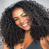 Small Spirals Curly Crochet Human Hair Extensions Deep Pixie Curls Crochet Hair Pre Separated