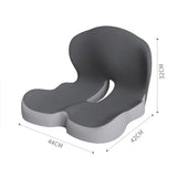 Memory Foam L-Shaped Integrated Seat Cushion with Lumbar Support Car Seat Cushion for Car Truck Desk Gaming Chair
