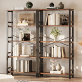 IRONCK Bookshelves and Bookcases,31.5in Wide Shelf 5-Tier shelf