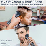 Beard Trimmers Kit for Men Precise Dial Adjustable 20 Lengths 5IN1 Electric Shavers and Hair Clippers Set Body Nose Ear Mustach