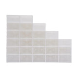 24pcs/set Transparent Plastic Shoe Case, Organizer Drawer Shoe Rack White