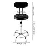 Salon Chair with Comfortable Backrest, Adjustable Long-Hour Sitting Without Fatigue, 330lbs Weight