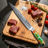 SANMUZUO 8 Inch Damascus Steel Carving Knife -  YAO Series - Razor-Sharp Meat Cutting Knife
