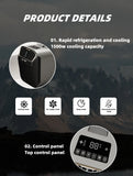 Portable Air Conditioner Mobile Inverter Refrigeration Vehicle Outdoor Carry