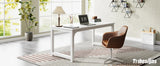 Tribesigns Modern Computer Desk, 63 x 31.5 inch Large Executive Office Desk Computer Table Study Writing Desk Workstation
