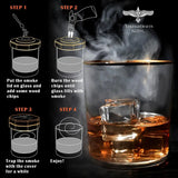 Smoker Kit with Torch, 6 Flavor Wood Chips, Old Fashioned Cocktail Smoker Set