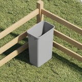 10 Pack 50Qt Stackable Wastebaskets, 13 Gallon Plastic Trash Cans for Kitchen,
