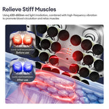 24-Head Fascia Vibration Body Massage Gun for Back Neck Shoulder Waist