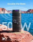 Soundcore Boom 3i by Anker, Compact Outdoor Speaker, IP68 Waterproof, Floating Playback, Saltwater-