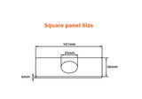 304 Stainless Steel Square faucet Cold and Hot Bathroom Washbasin Countertop Basin Washbasin Faucet Fashionable Easy to Inst