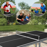 Portable 6X3 t Proional Indoor/Outdoor Table Tennis Tables Game with Net