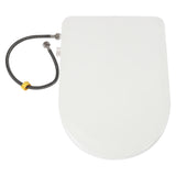 Non-Electric Bidet Toilet Seat Toilet Bidet Lid Fits Elongated Toilets, Dual Nozzle