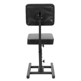 Tattoo Chairs, Barber Chair with Adjustable Height 31.5-38.58in, Heavy Duty PU Salon Chair for Tattoo & Hair Cutting, 180° Rotating Backrest, 220LBS Capacity,