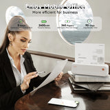 Peripage P40 A4 Portable Thermal Printer Wireless Mobile Photo Printer Support 2''/3''/4''/216mm/210mm A4&A5 Paper Width Inkless