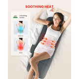 Full Body Massage Mat with Heat Vibration Back Massage Pad for Chair Bed