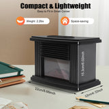 Mini Warmer Fan Space Heater Electric Fireplace Heater with Remote Control