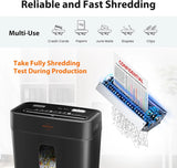 8-Sheet Cross-Cut Paper Shredder for Home Office