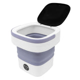 12L Portable Washing Machine, 3 Cleaning Modes Foldable Washing Machine, Travel Mini Washing