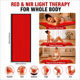 Red Light Mat Full Body 63" x 23.6" 945pcs for Whole Body LED Light Relax