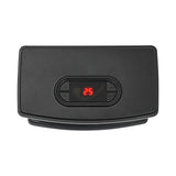 350W Mini Electric Fireplace Adjust 15-32°C Heater with 3D Realistic Flame