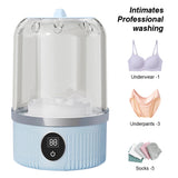 Cordless Small Washing Machine with Laundry Cup Automatic Laundry Cup Rechargeable