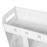 Bathroom Shelf White Wall Cabinet Bathroom Wall Mounted Wall Cabinet with 2 Drawers for