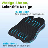 Comfort Car Wedge Seat Cushion For Car Driver Seat Office Chair