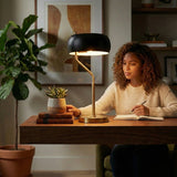 Small Minimalist Wooden Table Lamp Dimmable Table Lamp for Living Room