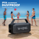 IPX6 Portable Waterproof Loud Bluetooth Speakers Wireless with Subwoofer
