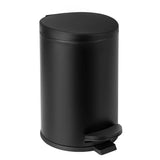 TIPGO 1.2 Gallon Small Trash Can with Lid 4.5L Mini Step Bin Stainless Steel