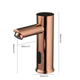 KEMAIDI Touchless Automatic Sensor Bathroom Faucet Brushed Gold Vessel Sink Tap Hands-Free Smart