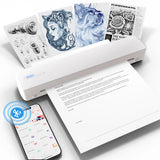 Portable Printer Wireless Inkless Thermal Printer A4 Bluetooth
