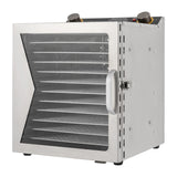 110V 800W Food Dehydrator Machine,12-Tier Visible Food Dryer,Stainless Steel