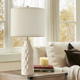 24.8" Ceramic Table Lamps Set of 2 with Color Temperature for Nightstand