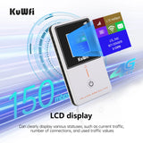 KuWfi CAT4 4G Mobile Router 2.4GHz Wireless Wi-Fi Router Mini Portable 4G Modem WiFi Hotspot