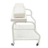 Portable Foot Baths Trolley Footbath Cart Nail Stool with Wheels For Foot Manicure Massage Rest