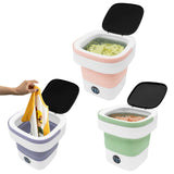 Mini Foldable Washing Machine 12L Capacity Pure Copper Motor 3 Washing Modes Easy To Move