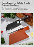 SHANGDAO Meat Cleaver Knife 7.8", Butcher Knife for Meat Cutting, High Quality steel