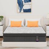 14 Inch Hybrid Mattress in a Box, Individual Pocket Spring with Memory Foam