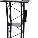 Ergonomic Curved Podium Floor-Standing Pulpit Lecture Podium