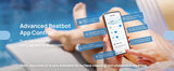 Pool Cleaning Robot, Pool Skimmer with APP Control,for Pools up to 3,875 Sq.fT