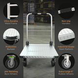 2200 lbs Foldable Push Cart Dolly Moving Platform Hand Truck Heavy Duty