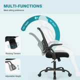 JHK Ergonomic Mesh Backrest Office Desk Chair Adjustable Height Computer Rolling Work Swivel Gaming Chairs