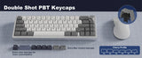 YUNZII AL68 Silver Wireless Custom Mechanical Keyboard