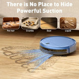 Robot Vacuum and Mop Combo with Schedule, APP / Remote / Voice