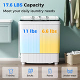 17.6 lbs Portable Washing Machine