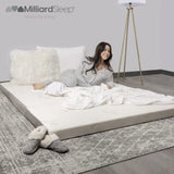 4 inch Portable Foldable Mattress Queen with Medium Firm Foam, Washable