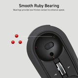 Ergonomic Bluetooth Thumb Mouse with 10 Buttons for TV, Presentation