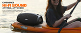 W-KING X10 Bluetooth Speaker, 120W Max Portable Loud Speakers Wireless Bluetooth Boombox, 70W IPX6 Waterproof Outdoor Party Large Big Speaker, Triple Passive Radiator/Subwoofers