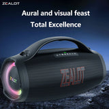 ZEALOT-S98 160W Portable Bluetooth Speaker - High Volume, Waterprooft